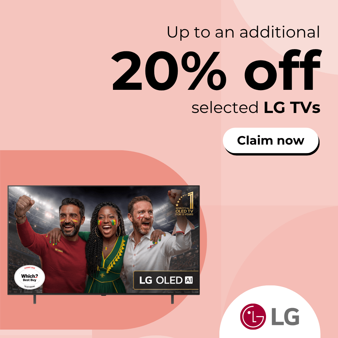 10% off selected LG TVs